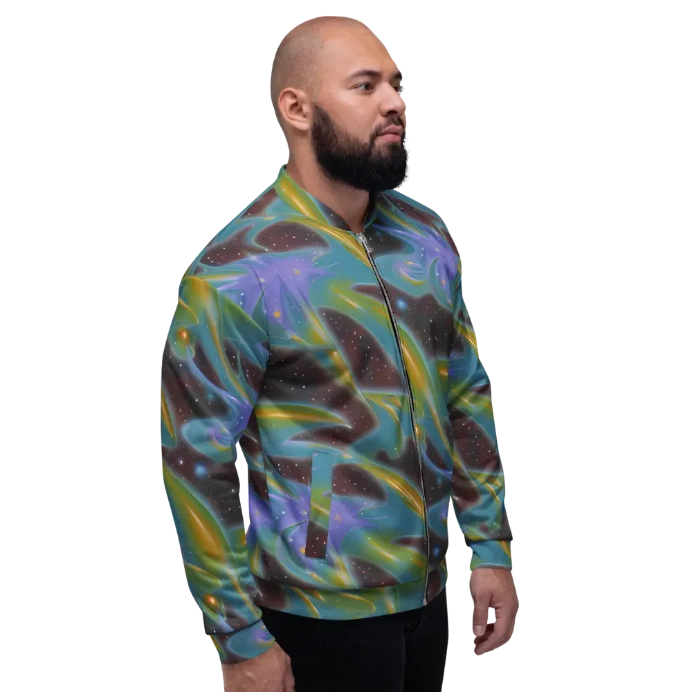 Stellar Bloom on Bomber Jacket — Right