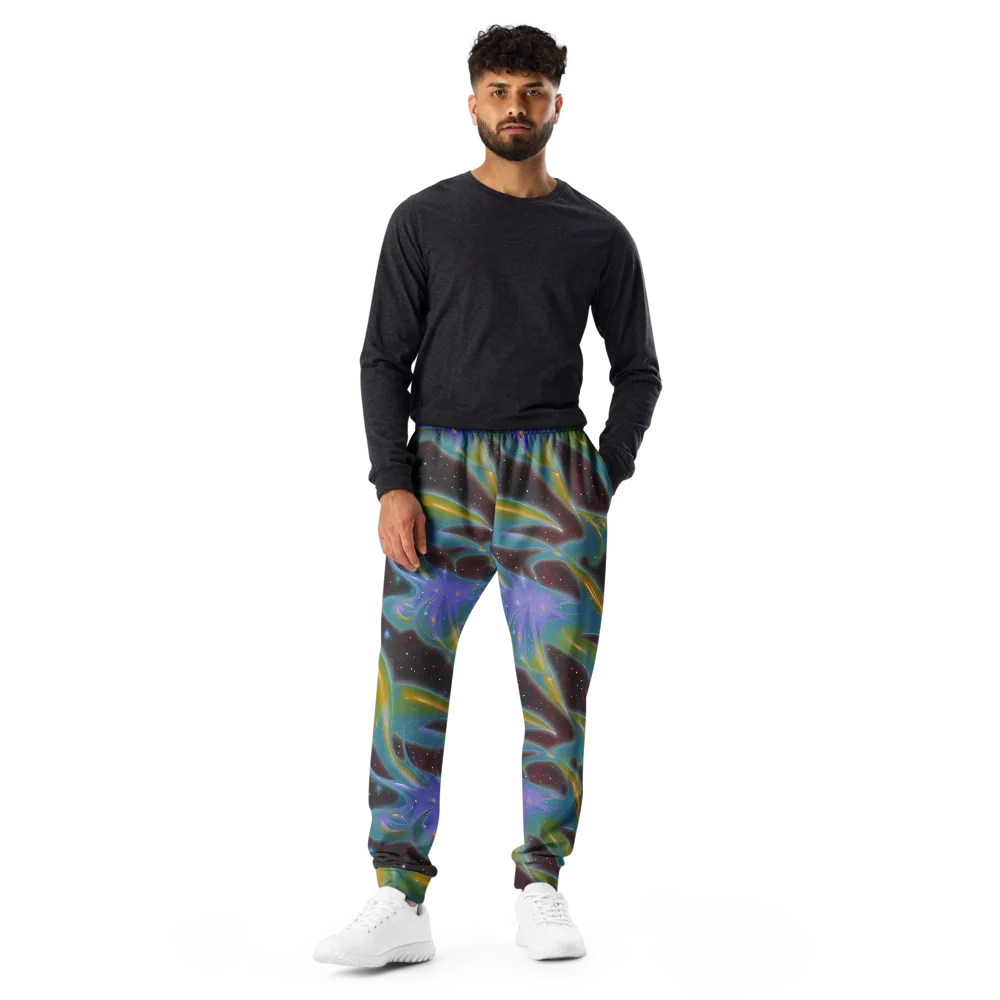 Stellar Bloom on Men's Joggers — Front