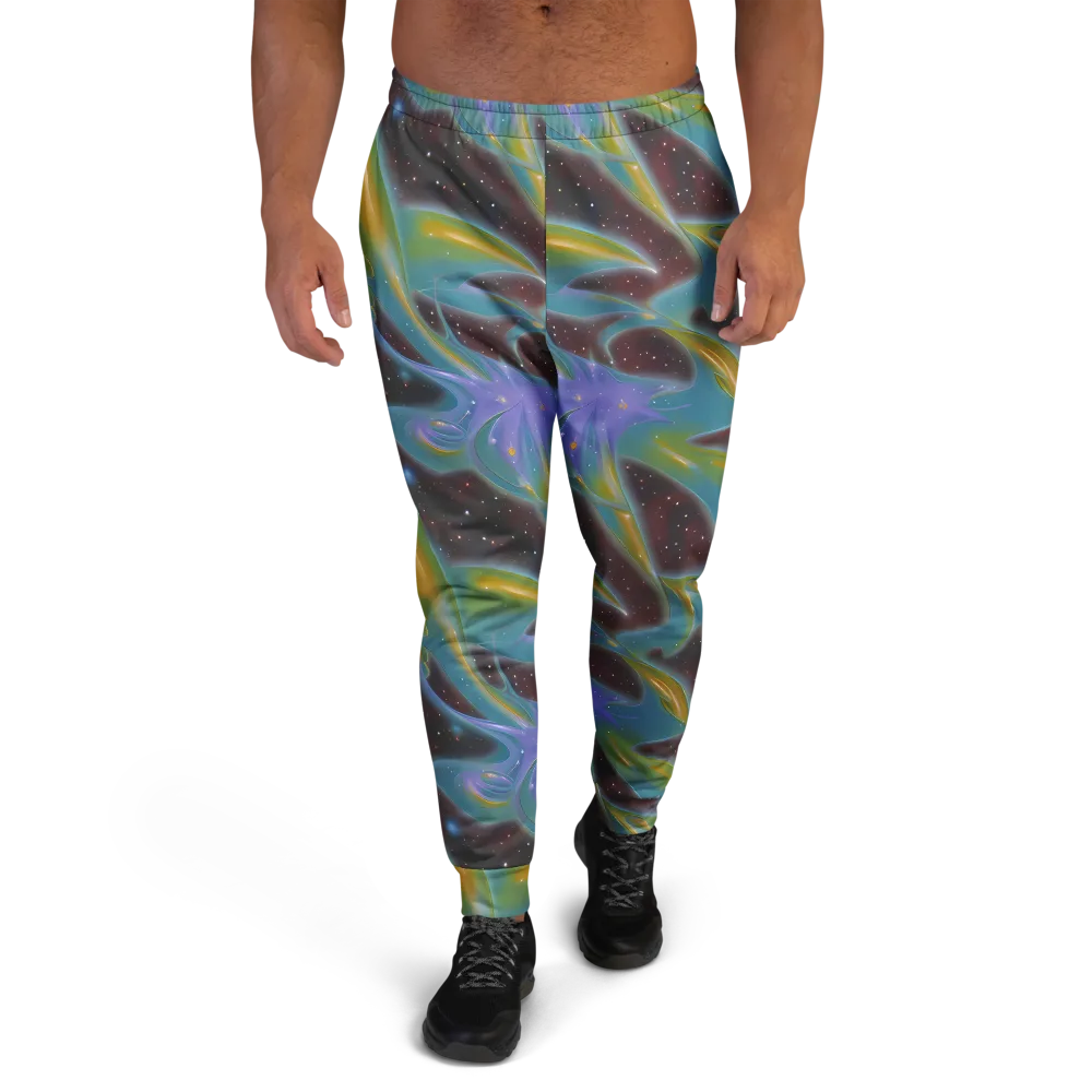 Stellar Bloom on Men's Joggers — Front