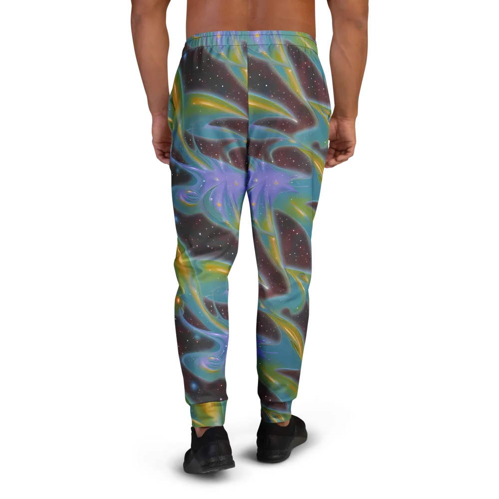 Stellar Bloom on Men's Joggers — Back