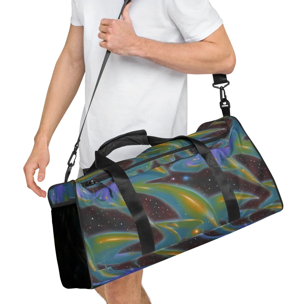 Stellar Bloom on Duffle Bag — Right Front