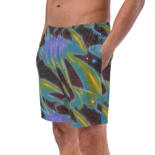 Stellar Bloom on a Swim Trunks