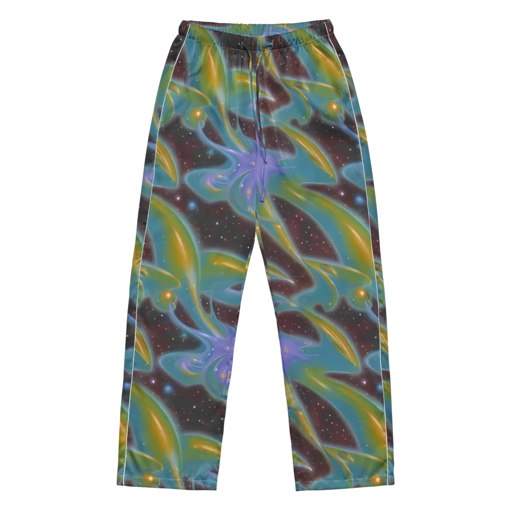 Stellar Bloom on Women's Pajama Pants — Front