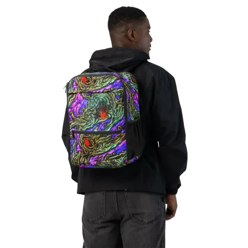 Violet Inferno on a Utility Backpack