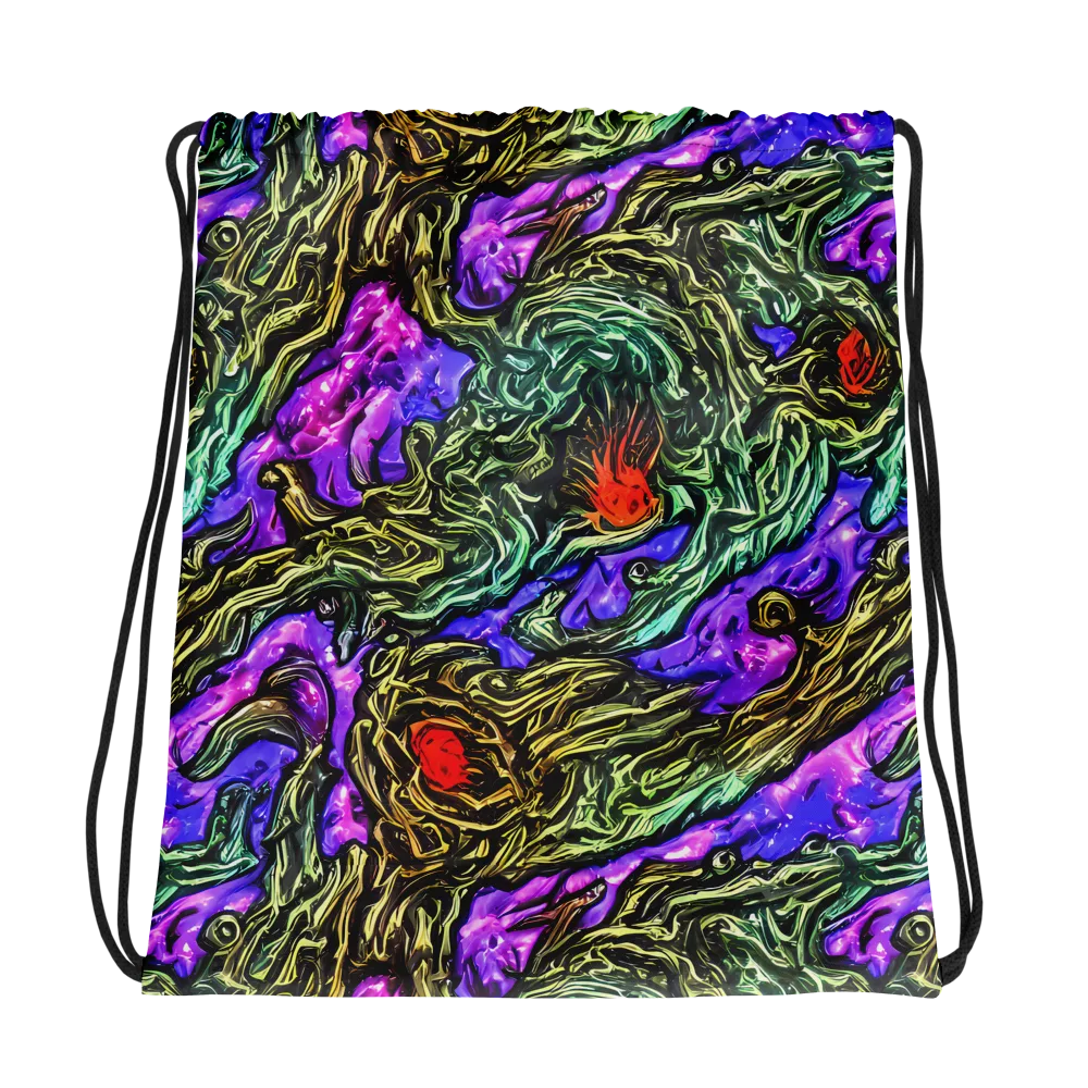 Violet Inferno on Drawstring Bag — Photo