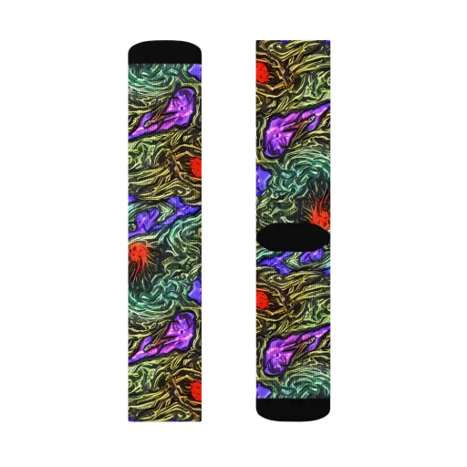 Violet Inferno on a Socks
