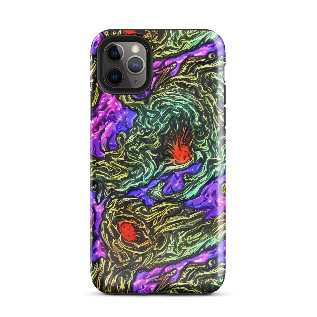 Violet Inferno on Tough Case for iPhone® — Front