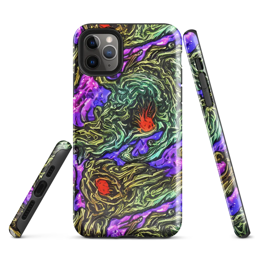 Violet Inferno on Tough Case for iPhone® — Front