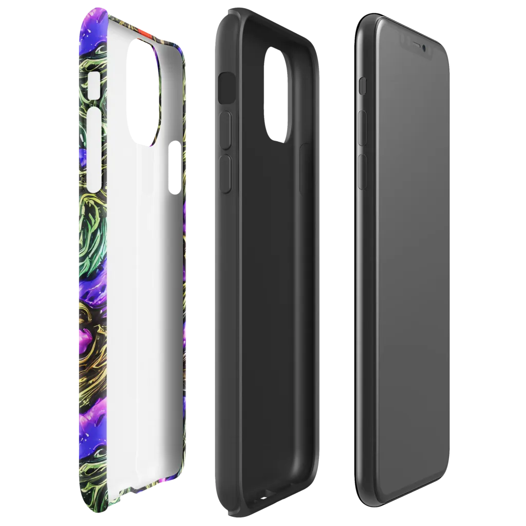 Violet Inferno on Tough Case for iPhone® — Right