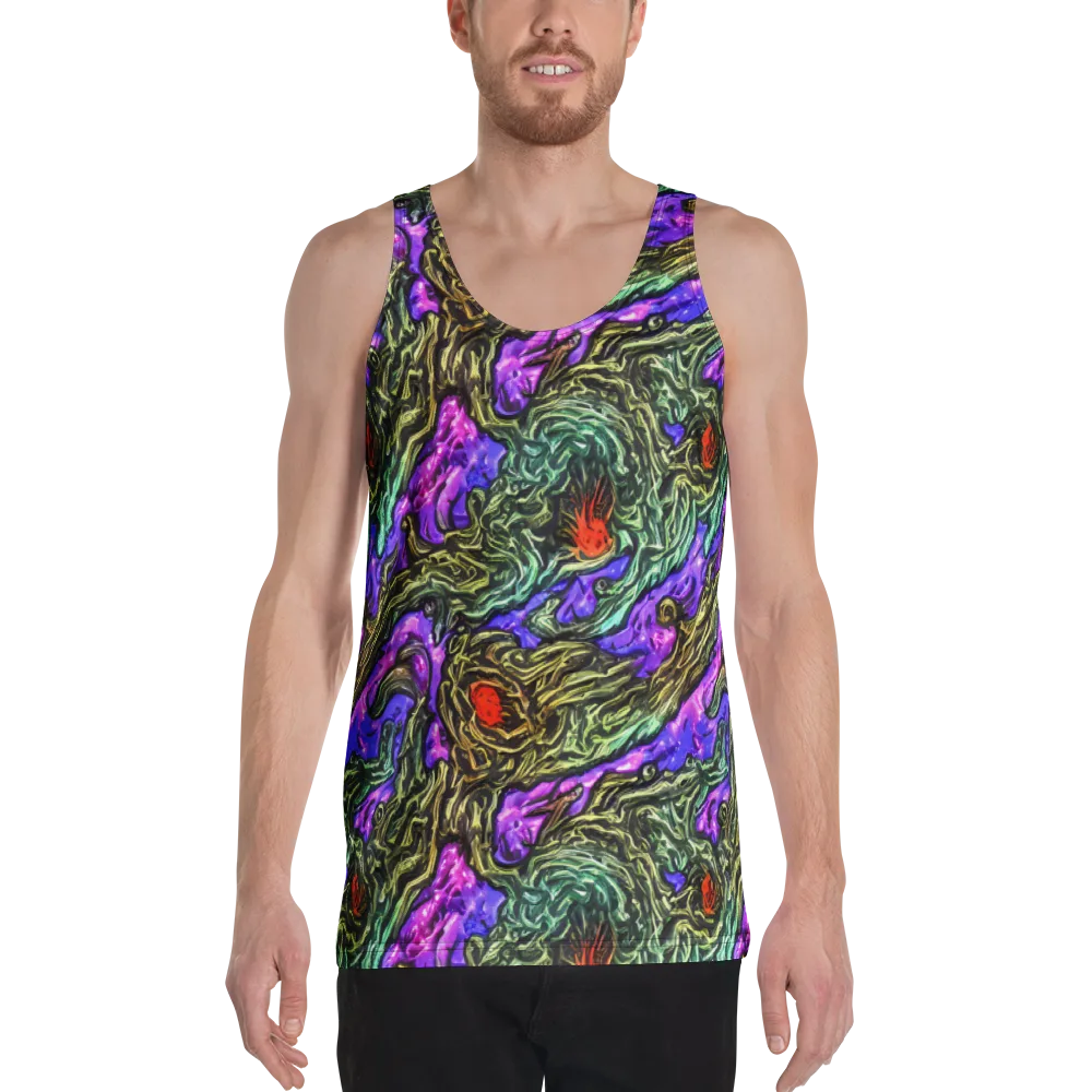 Violet Inferno on Men's Tank Top — Front