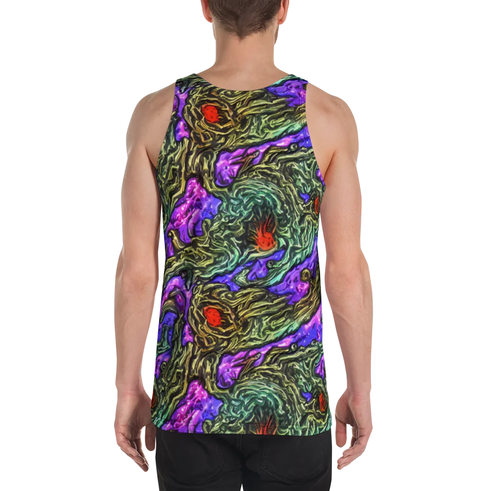 Violet Inferno on Men's Tank Top — Back