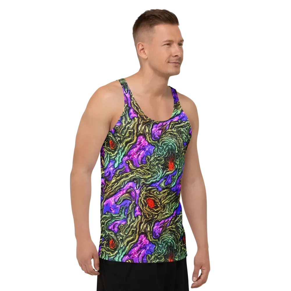 Violet Inferno on Men's Tank Top — Right Front