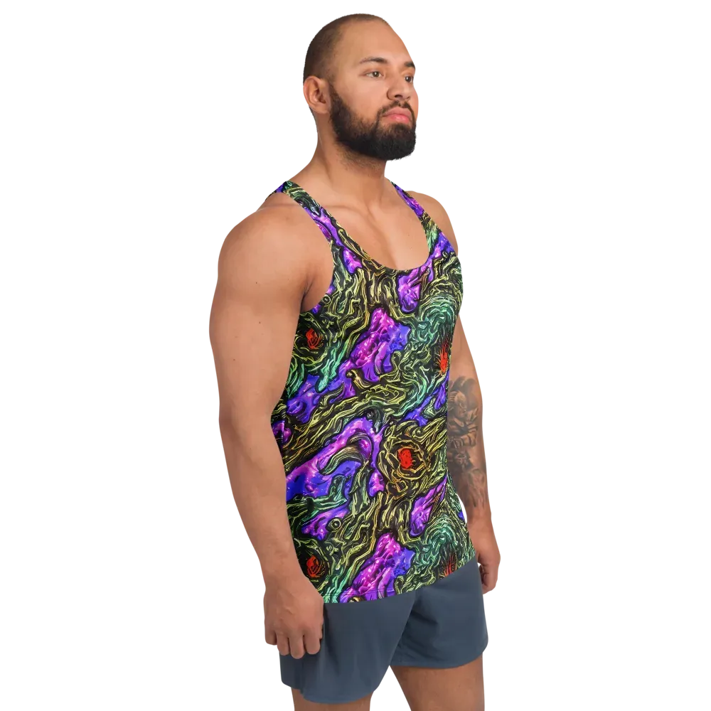 Violet Inferno on Men's Tank Top — Right Front