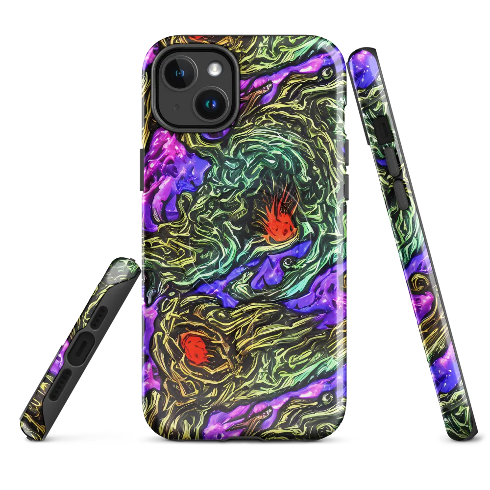 Violet Inferno on MagSafe Tough Case for iPhone® — Front