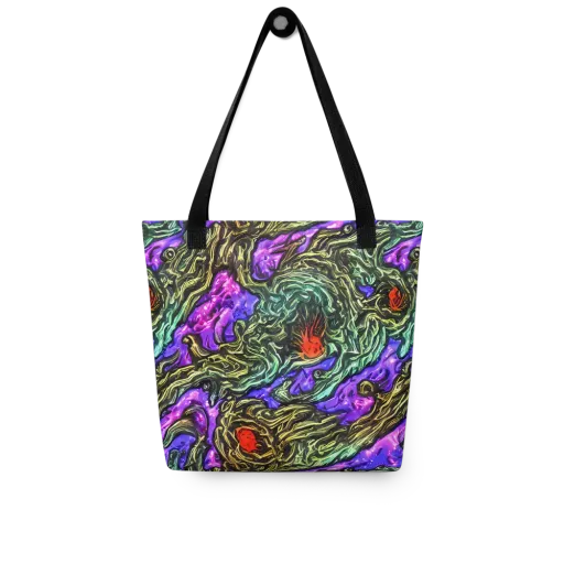 Violet Inferno on a Tote Bag