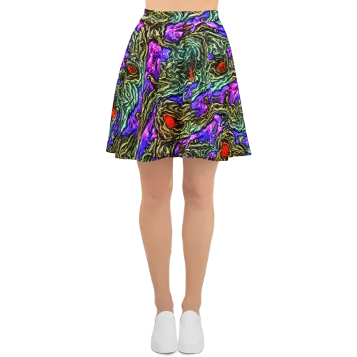 Violet Inferno on a Skater Skirt