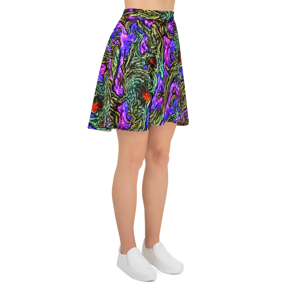 Violet Inferno on Skater Skirt — Right