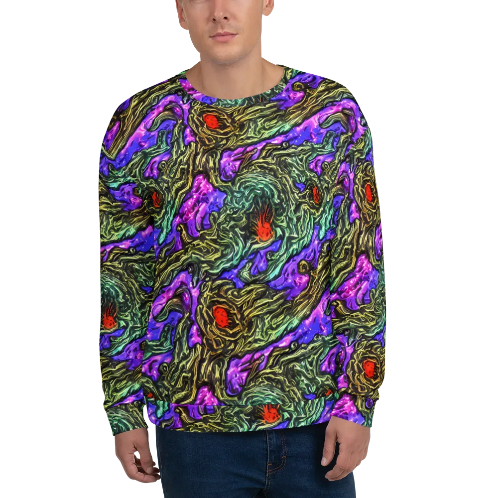 Violet Inferno on Sweatshirt — Front