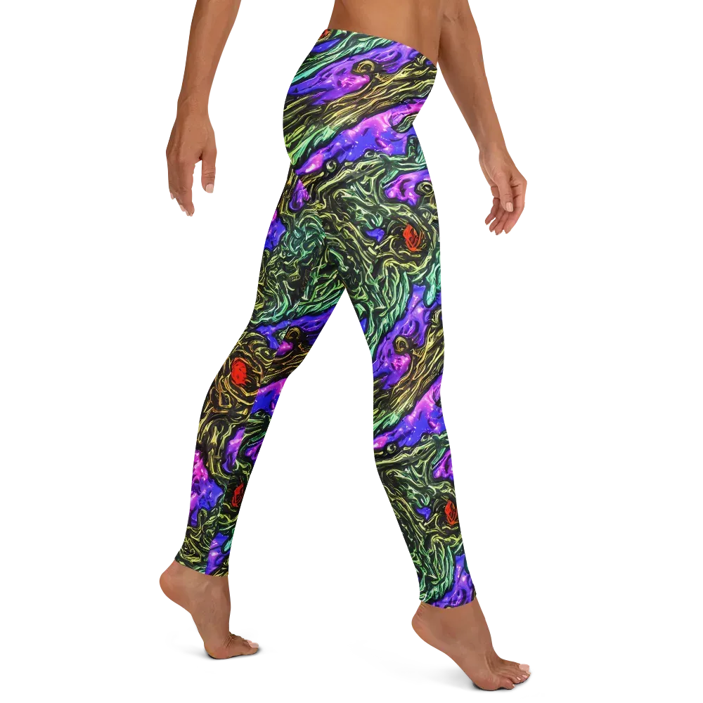 Violet Inferno on Leggings — Right