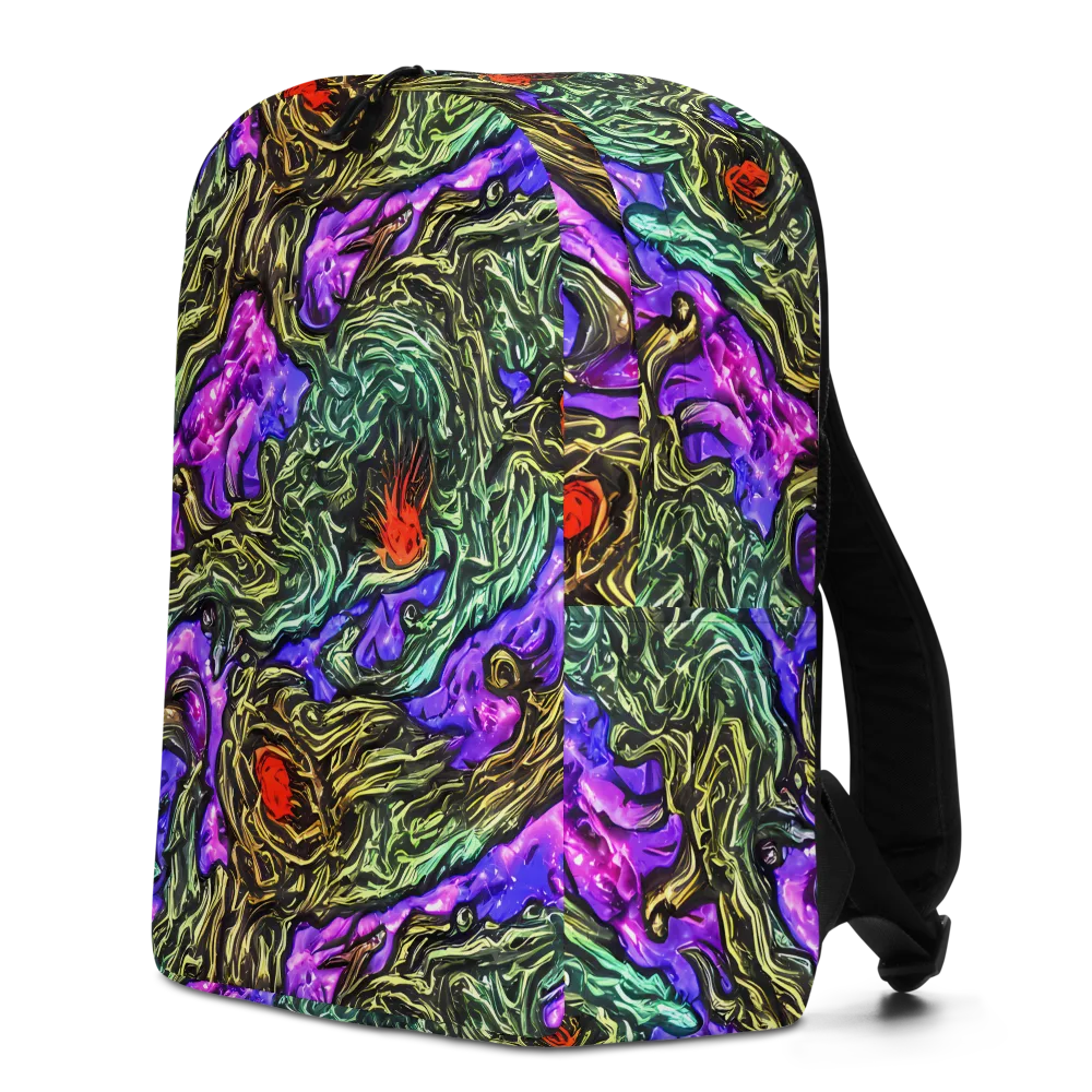 Violet Inferno on Minimalist Backpack — Left