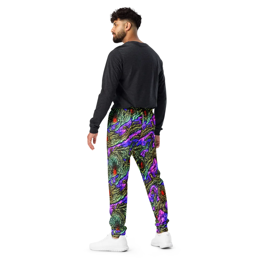 Violet Inferno on Men's Joggers — Back