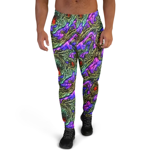 Violet Inferno on a Men's Joggers