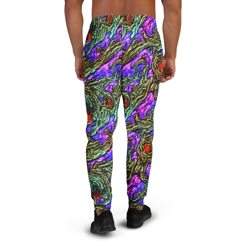 Violet Inferno on Men's Joggers — Back