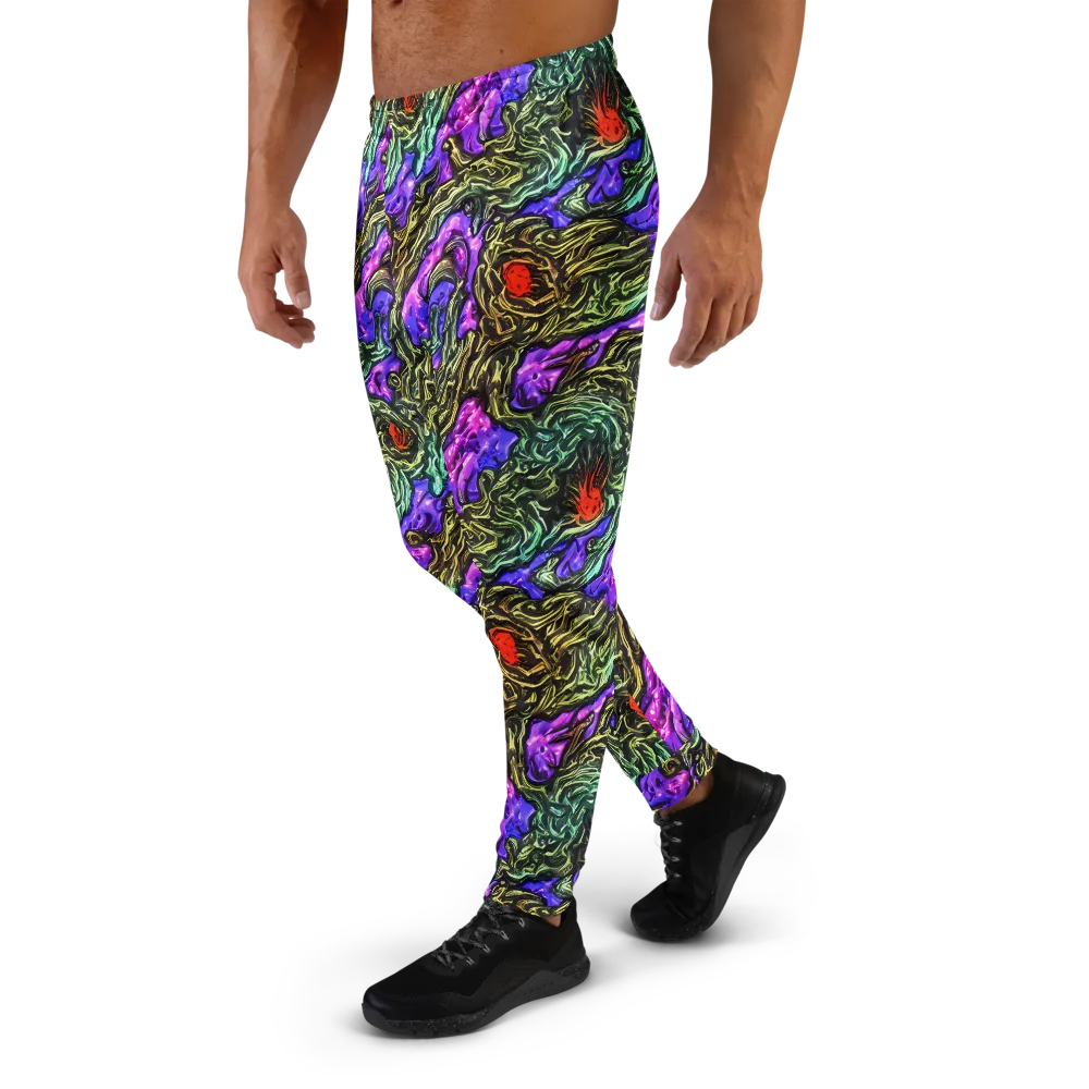 Violet Inferno on Men's Joggers — Left