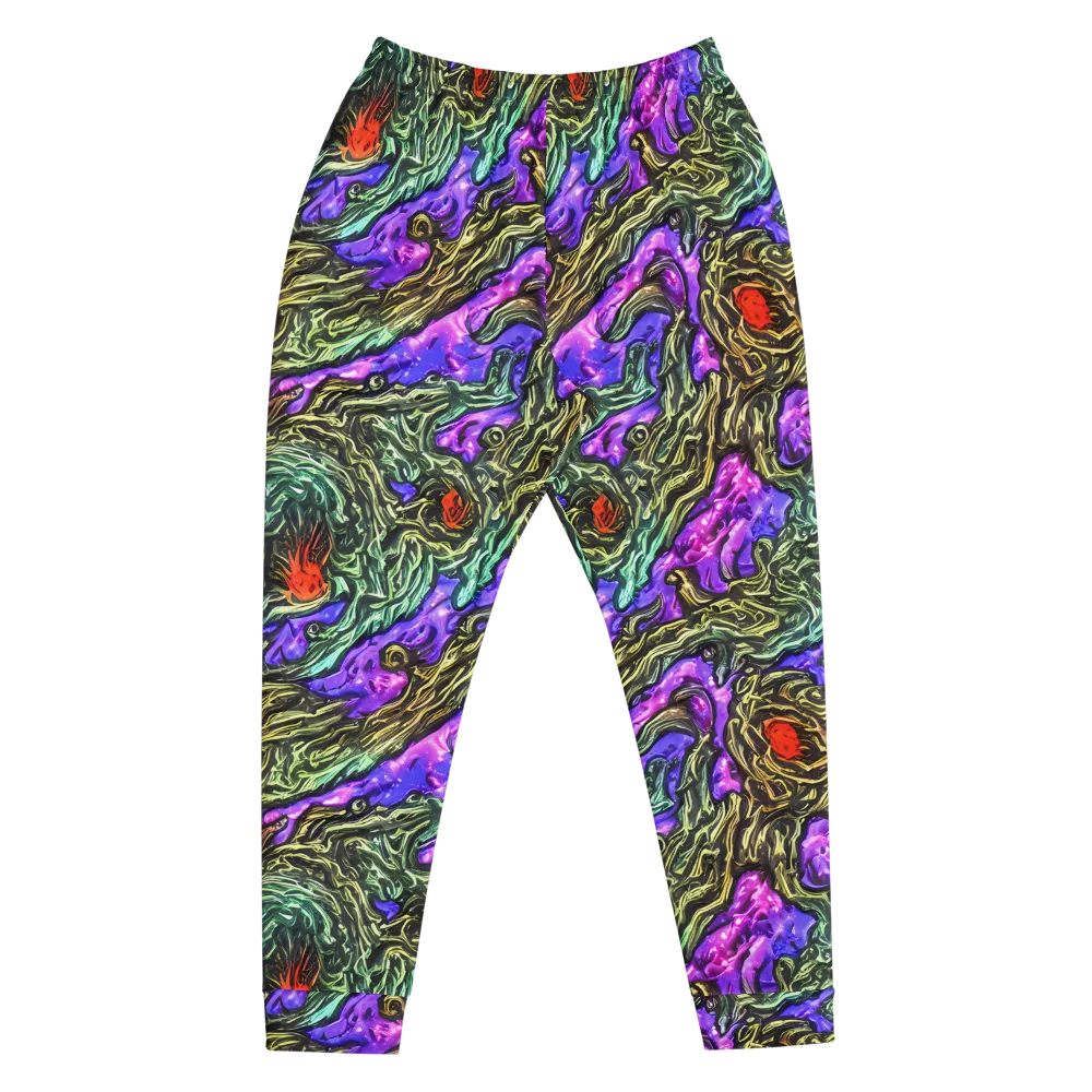 Violet Inferno on Men's Joggers — Front