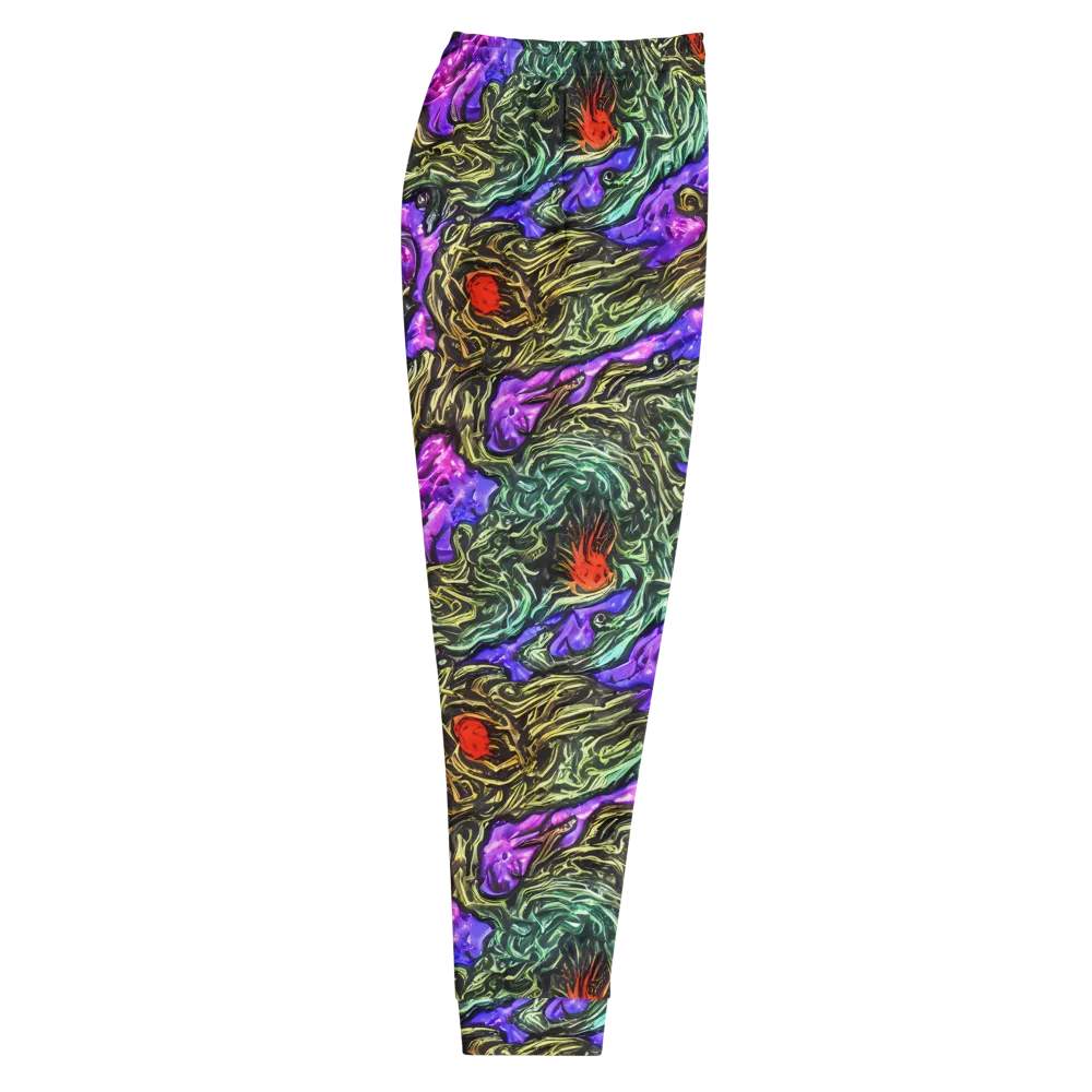 Violet Inferno on Men's Joggers — Right