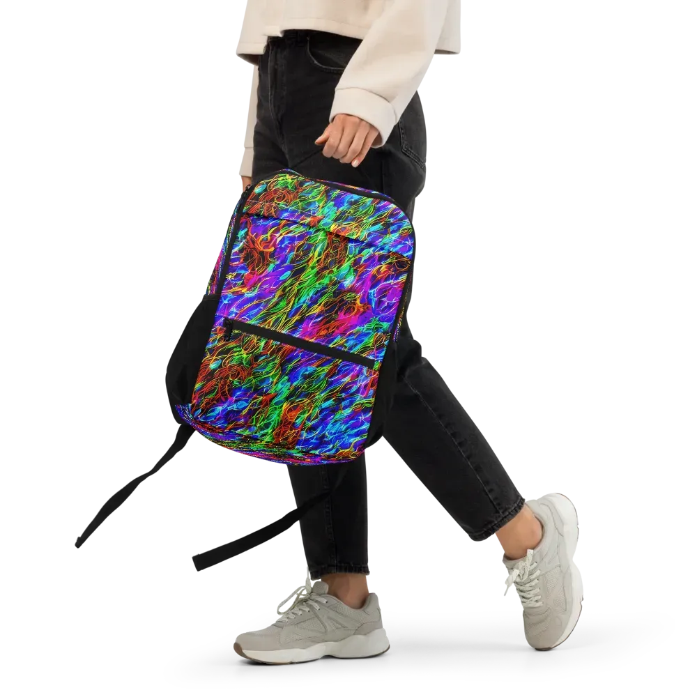 Chromatic Inferno on Utility Backpack — Front