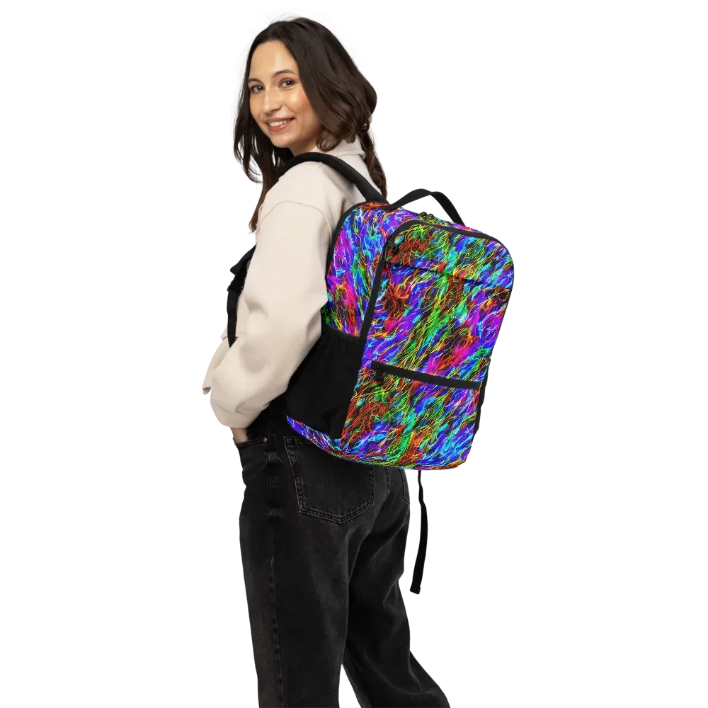 Chromatic Inferno on Utility Backpack — Back