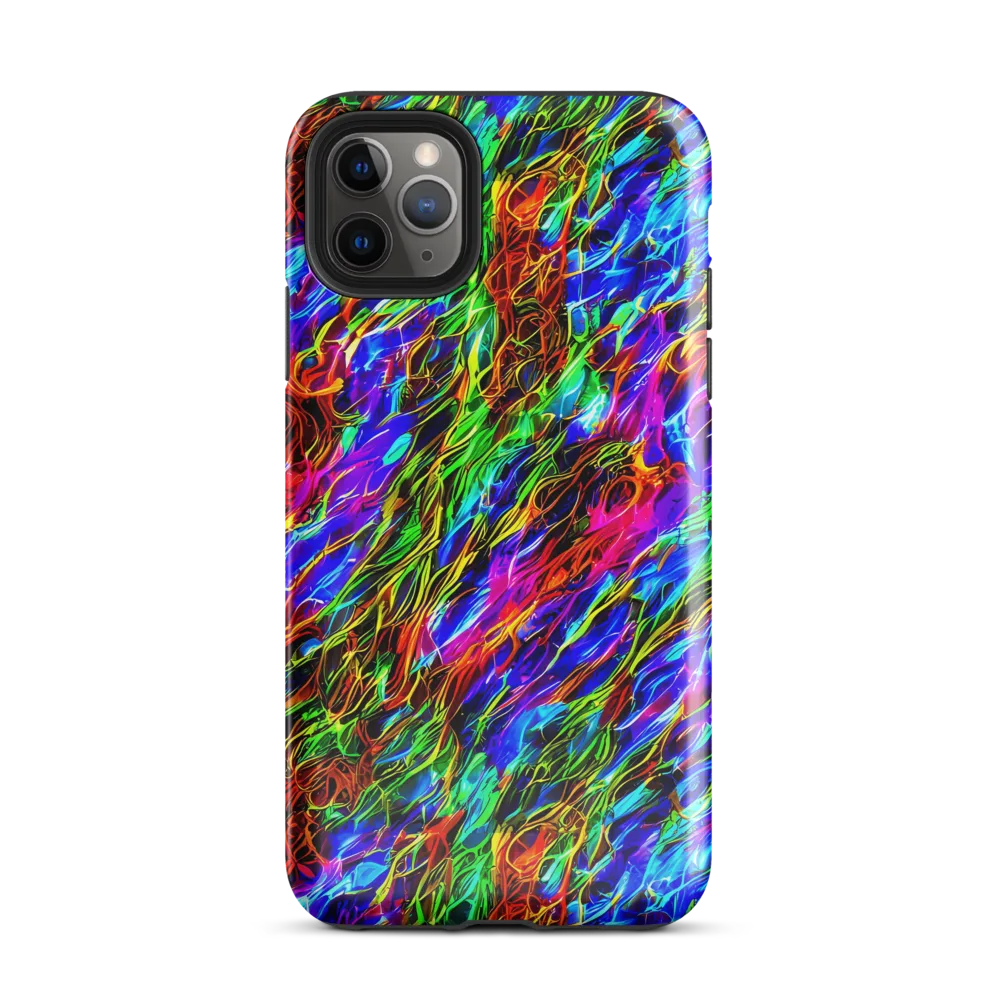Chromatic Inferno on Tough Case for iPhone® — Front