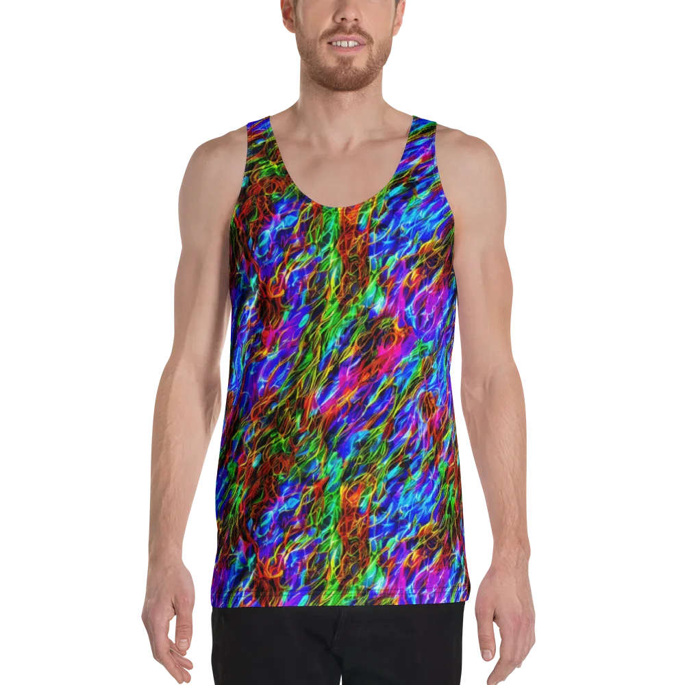 Chromatic Inferno on Men's Tank Top — Front
