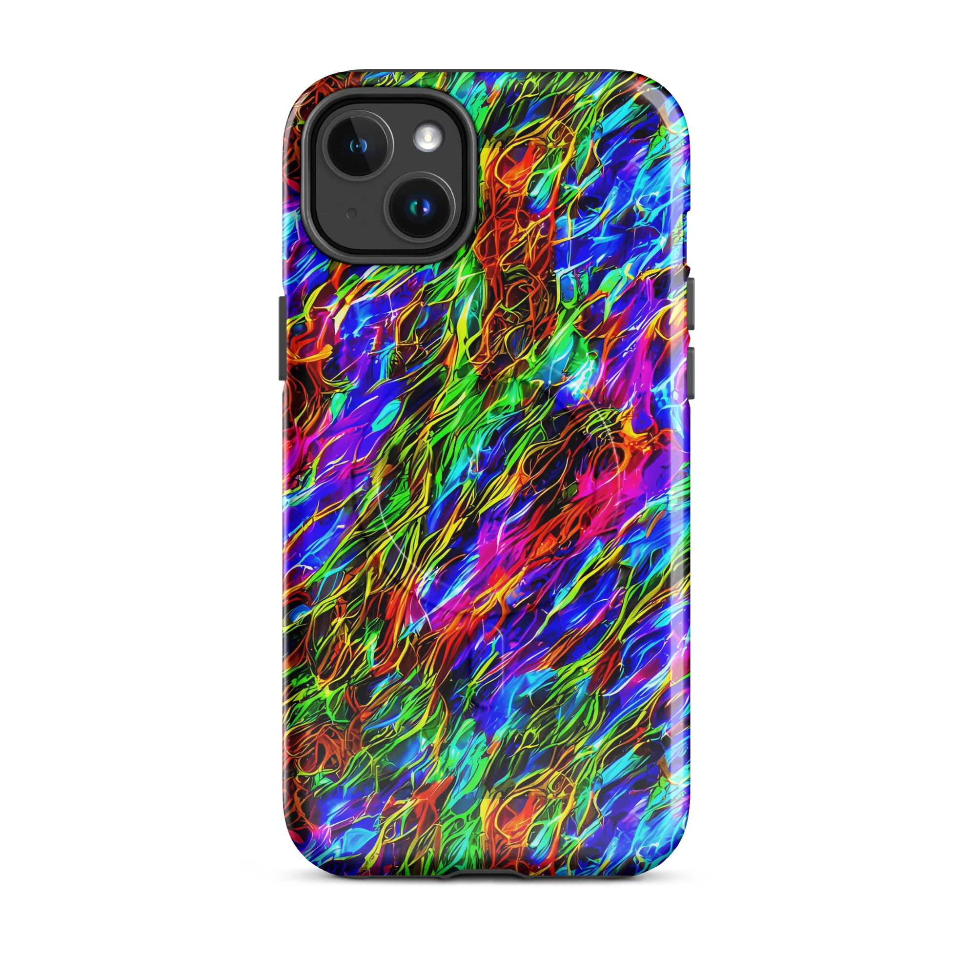 Chromatic Inferno on MagSafe Tough Case for iPhone® — Front