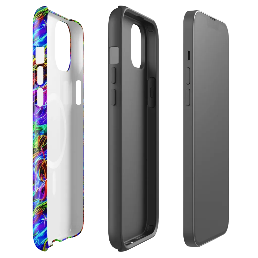 Chromatic Inferno on MagSafe Tough Case for iPhone® — Front