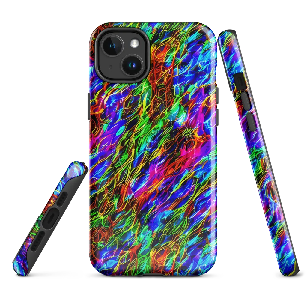 Chromatic Inferno on MagSafe Tough Case for iPhone® — Front