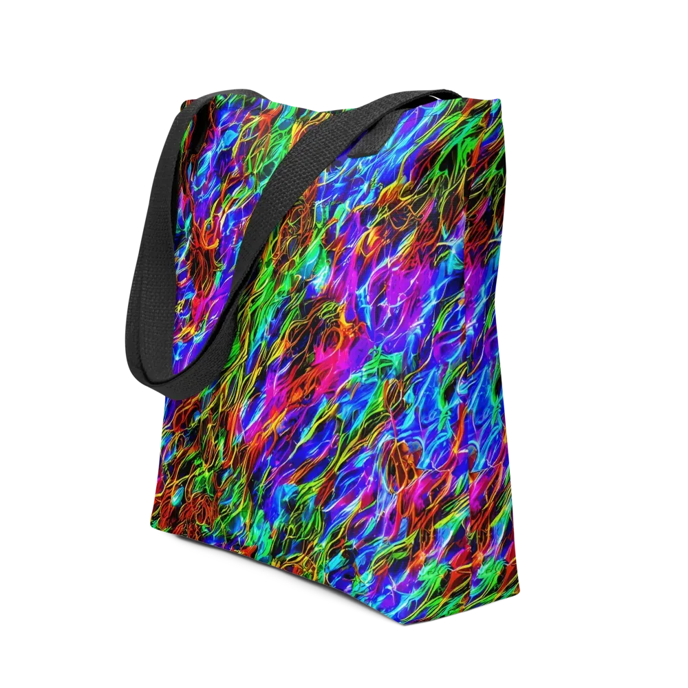 Chromatic Inferno on Tote Bag — Front