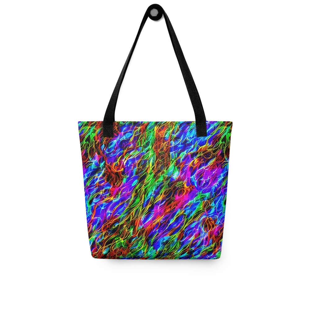 Chromatic Inferno on Tote Bag — Front