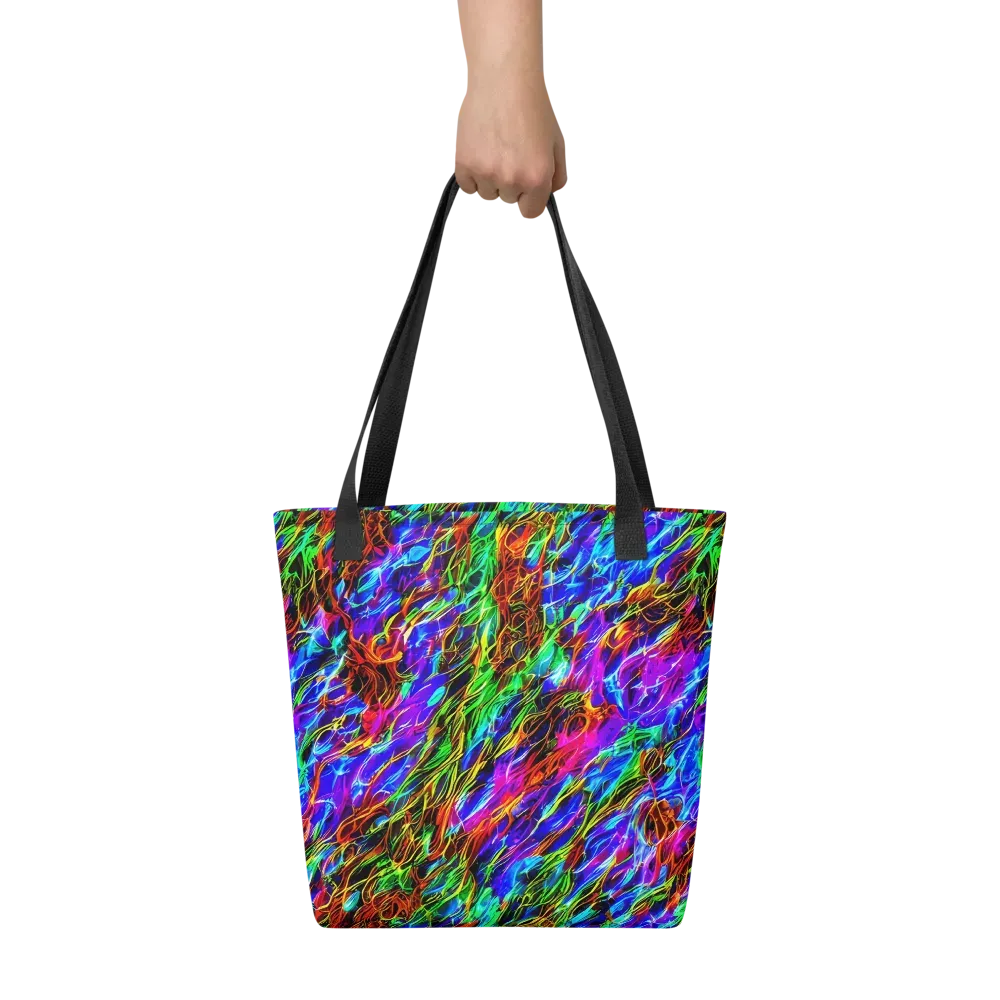 Chromatic Inferno on Tote Bag — Front
