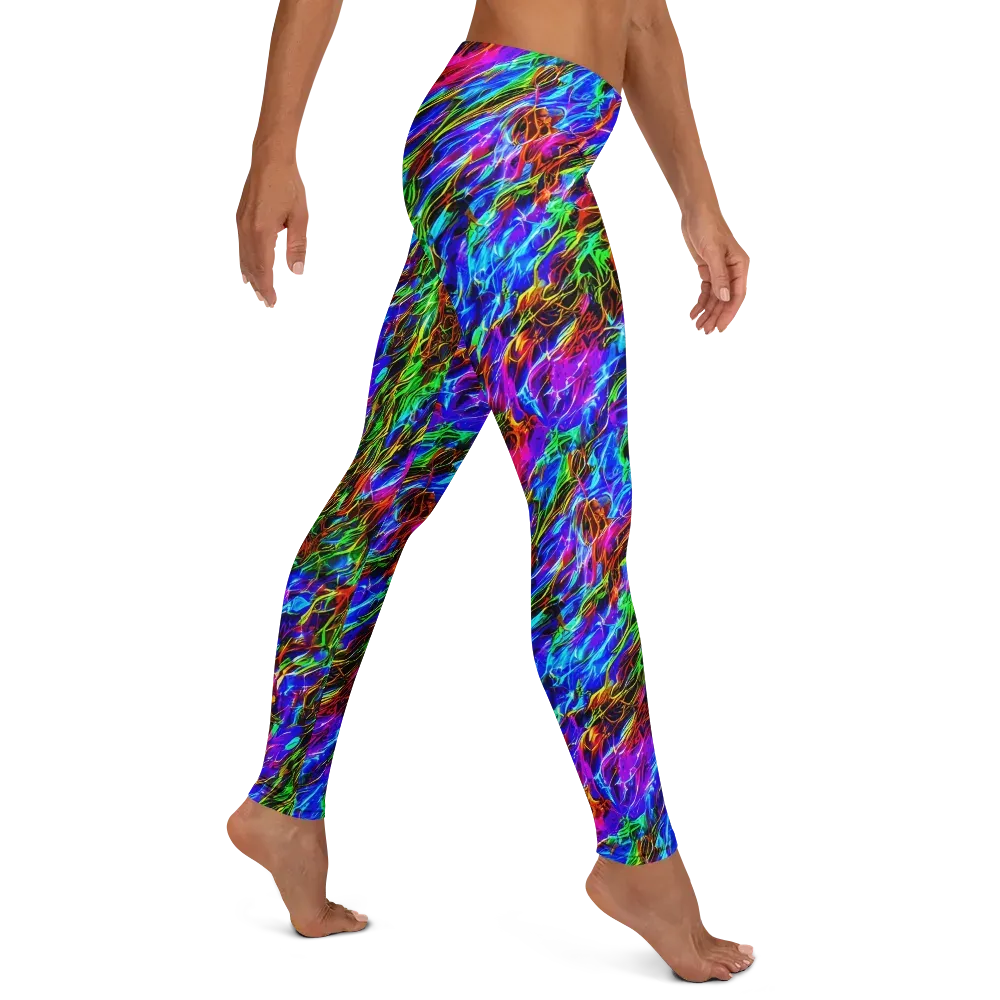 Chromatic Inferno on Leggings — Right