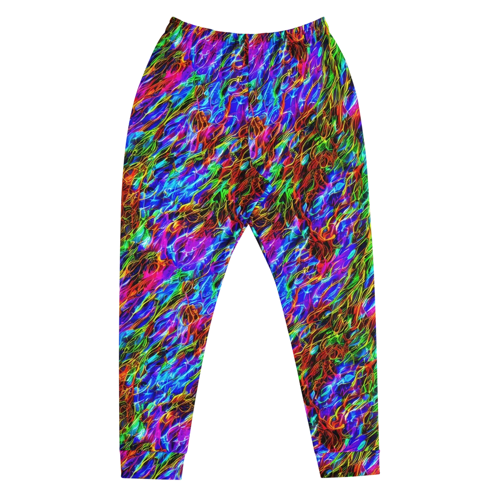 Chromatic Inferno on Men's Joggers — Front