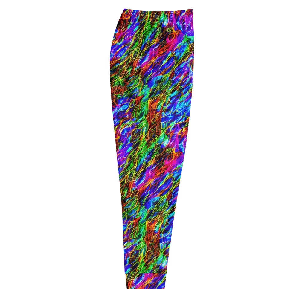 Chromatic Inferno on Men's Joggers — Right