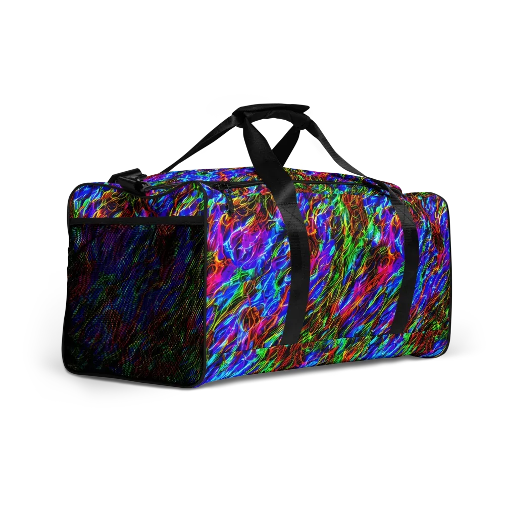 Chromatic Inferno on Duffle Bag — Right Front