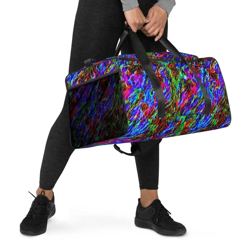 Chromatic Inferno on Duffle Bag — Right Front