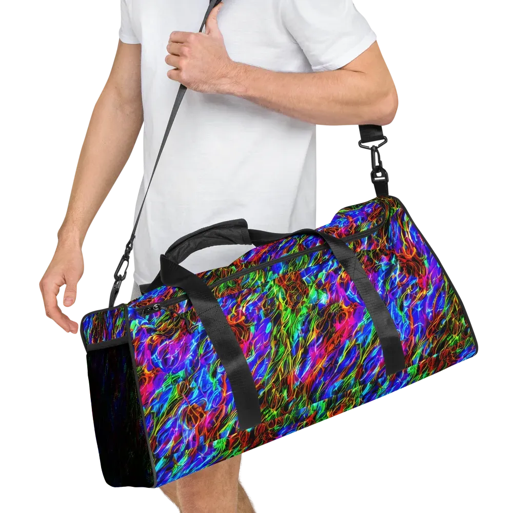 Chromatic Inferno on Duffle Bag — Right Front