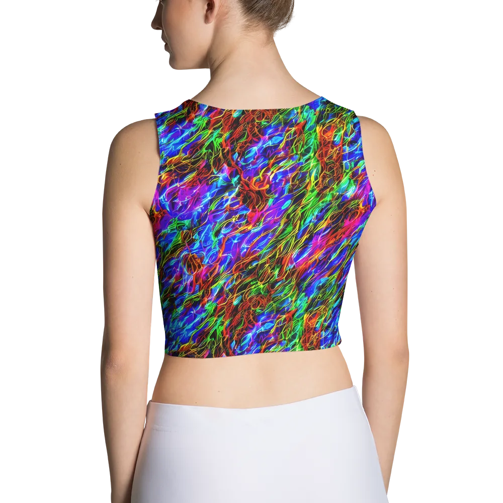 Chromatic Inferno on Crop Top — Back