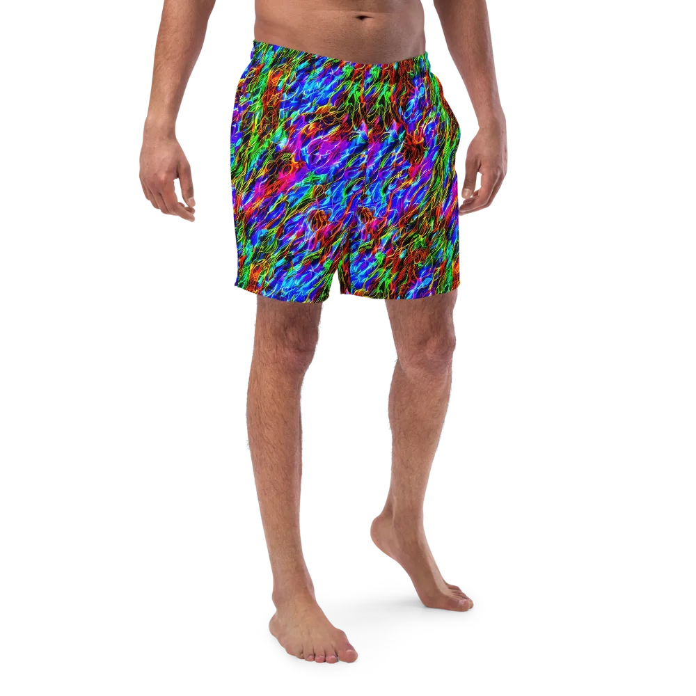 Chromatic Inferno on Swim Trunks — Front