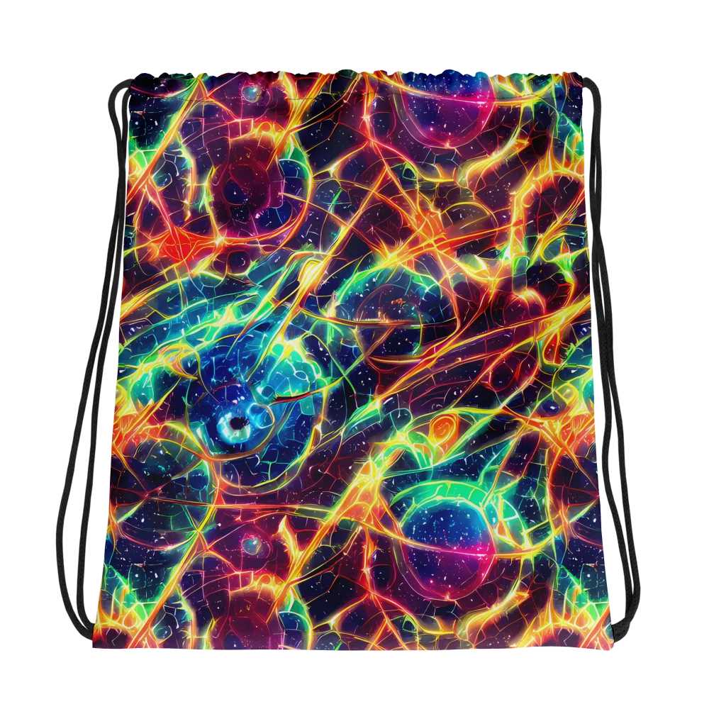 Prismatic Voltage on Drawstring Bag — Photo