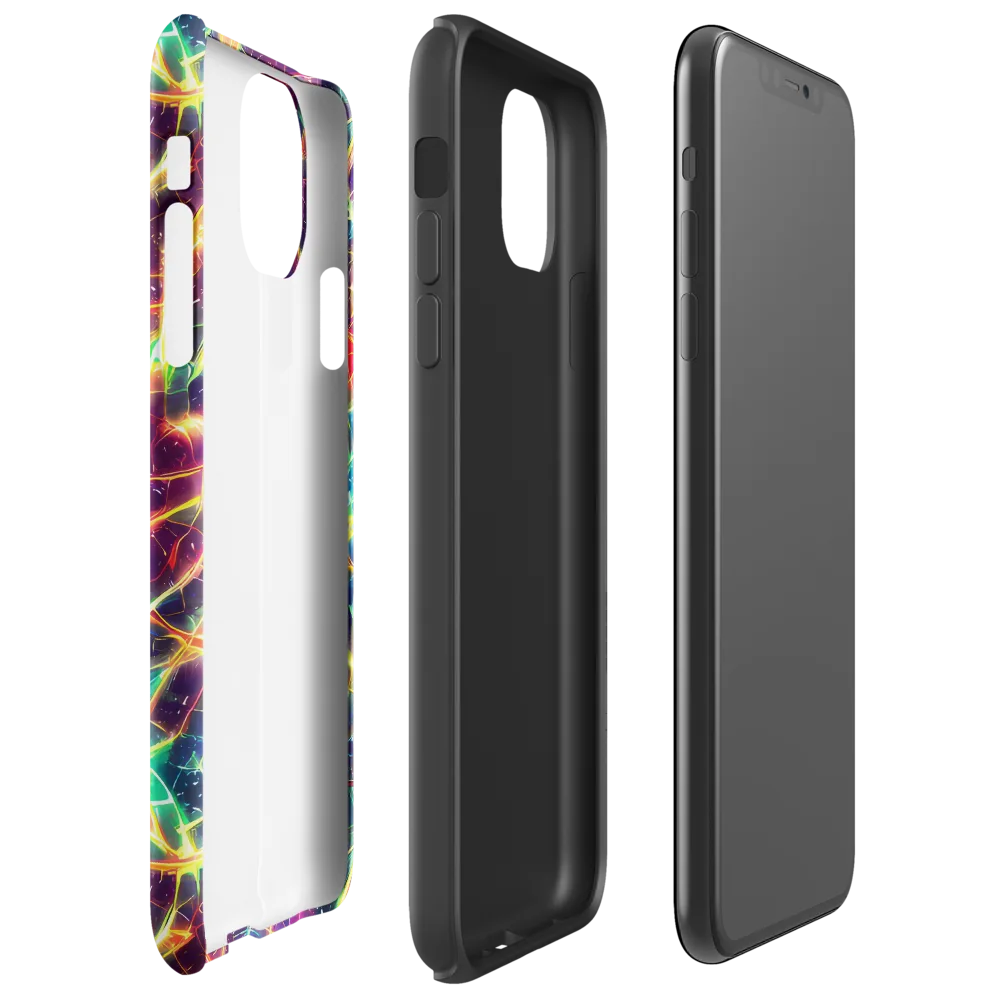 Prismatic Voltage on Tough Case for iPhone® — Right